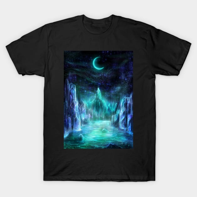 The Midnight Realm T-Shirt by louisdyer